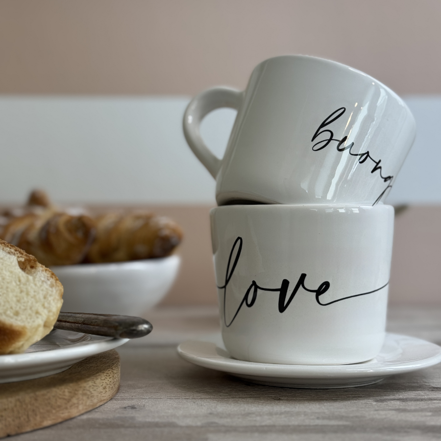 Tazza colazione Linea Calligrafa - immagine 2