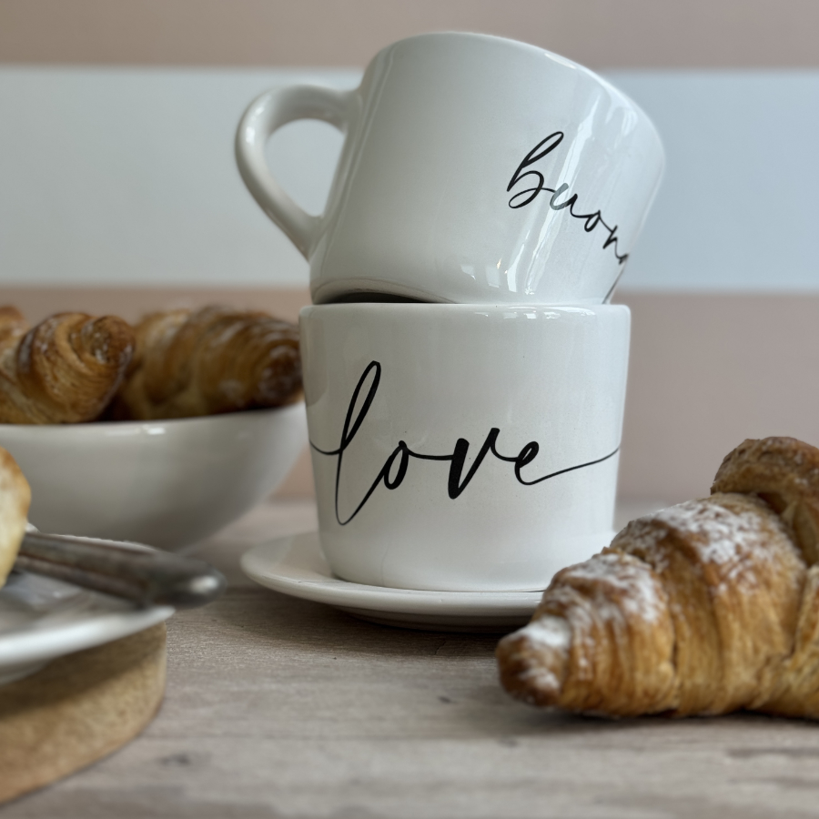 Tazza colazione Linea Calligrafa
