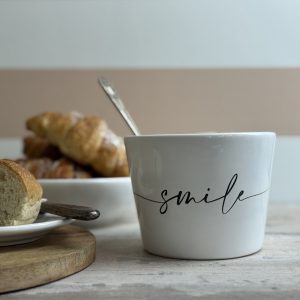 Vaso cono in ceramica Linea Calligrafa