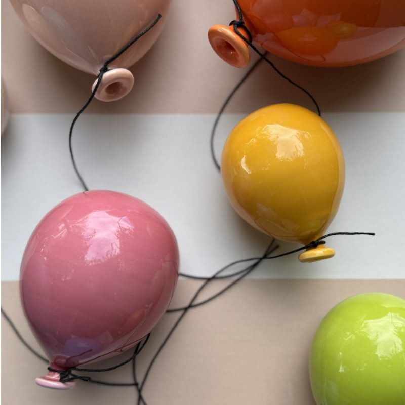 Palloncino tondo in ceramica - immagine 6