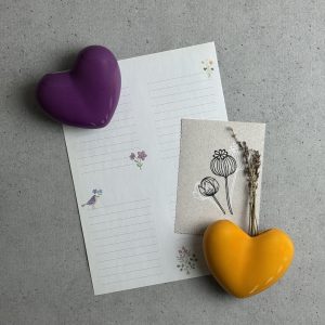 Cuore porta fiori con calamita