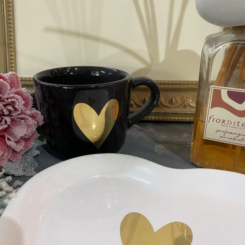 Tazza colazione Linea Stella & Cuore Oro