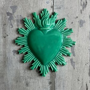 Cuore sacro con raggi Linea Pantone
