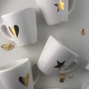 Tazzina caffè Linea Stella & Cuore Oro
