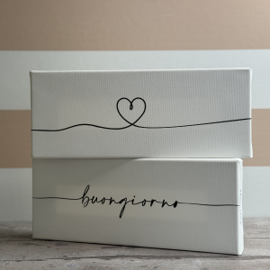 Tela in canvas Linea Calligrafa
