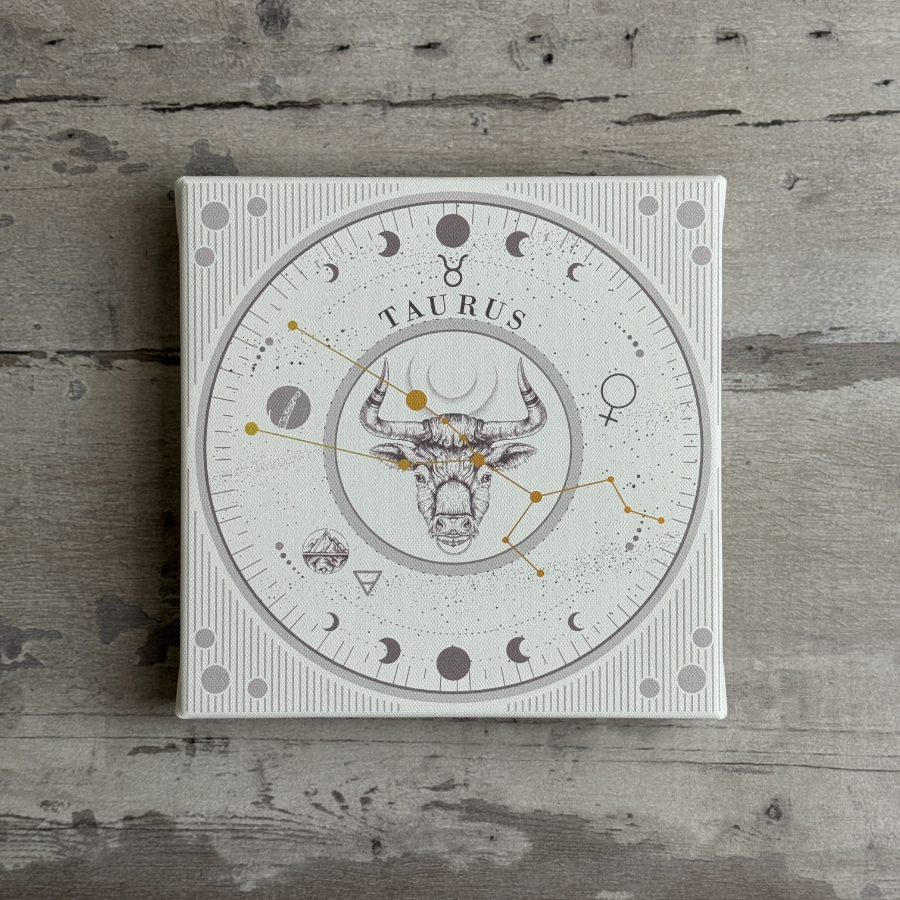 Canvas Zodiac Signs Line