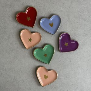Piattino cuore Linea Stella & Cuore Oro