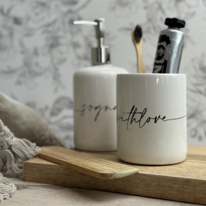Porta spazzolini Linea Calligrafa