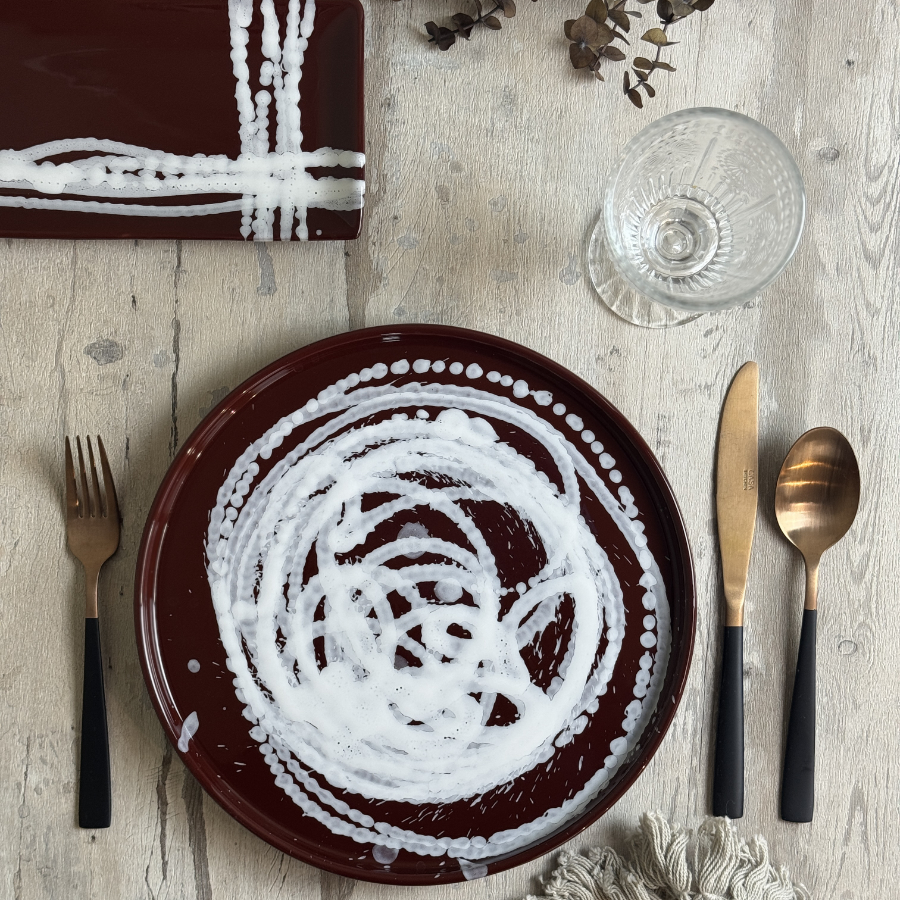 Piatto Tavola Essential con Decoro - immagine 7