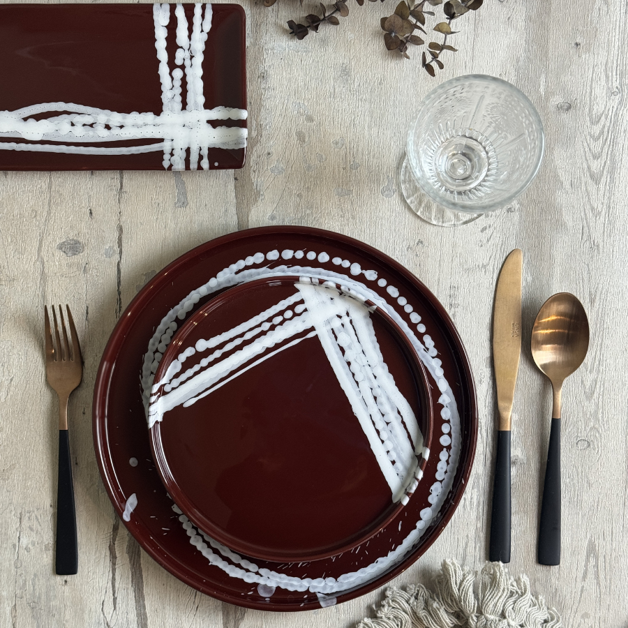 Piatto Tavola Essential con Decoro - immagine 6
