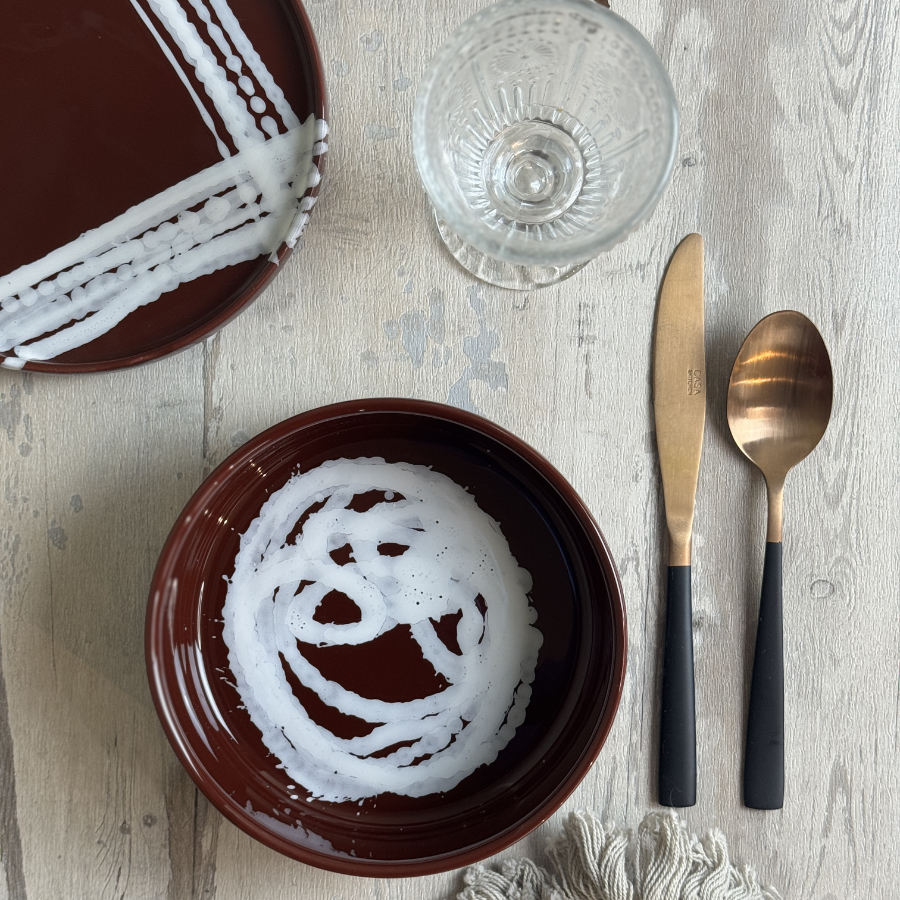 Piatto Tavola Essential con Decoro - immagine 5