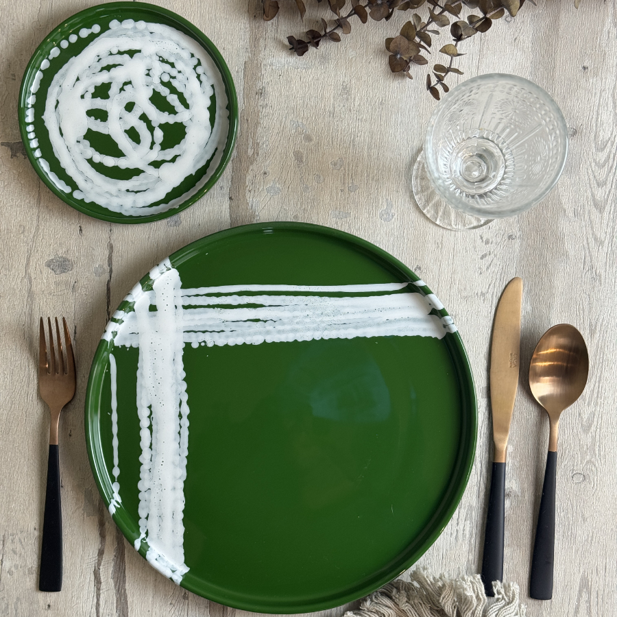 Piatto Tavola Essential con Decoro - immagine 3